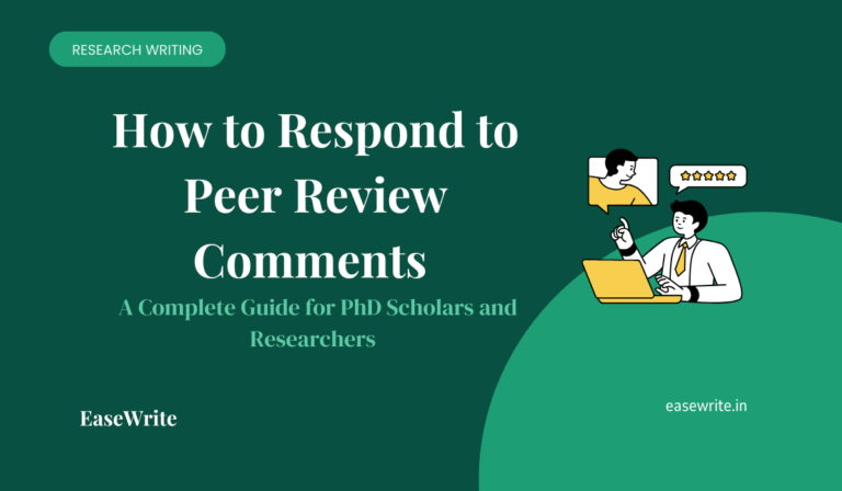 How to Respond to Peer Review Comments