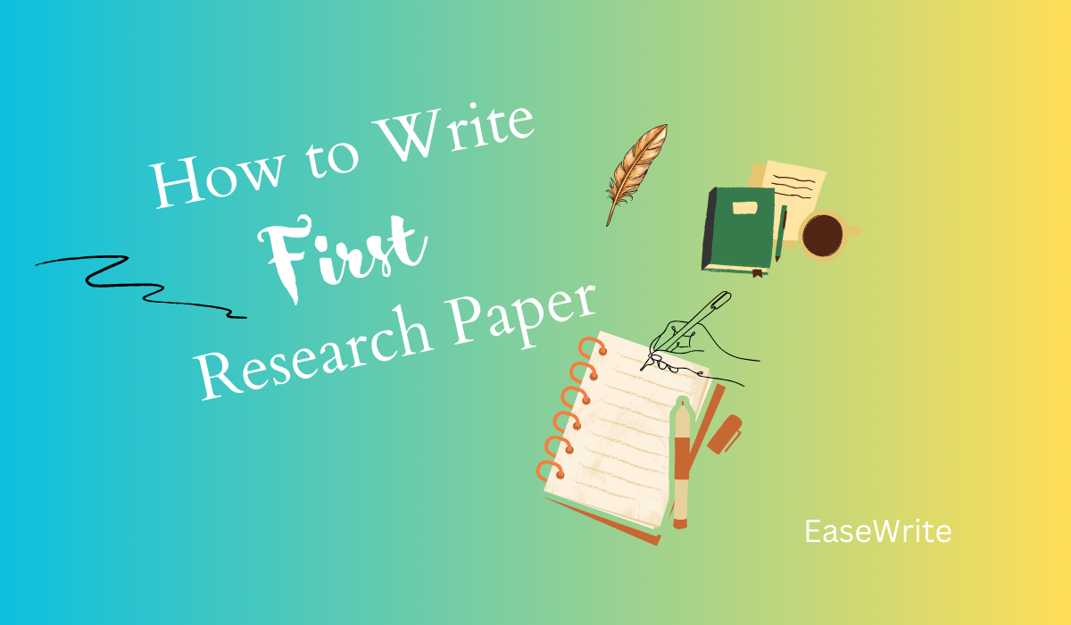 how to write first research paper